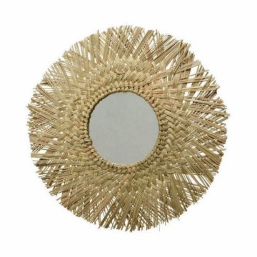 Wall mirror Decoris Circular Natural Rushes (Ø 50 cm)