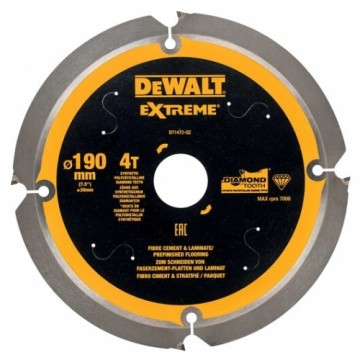 Dewalt AksesuĀri (i) DEWALT Zāģripa šķierder plākšņu materiāliem 190x30mm x4T