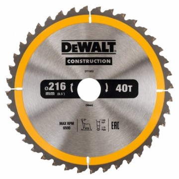 Dewalt AksesuĀri (i) DEWALT zāģripa 216x30mm 40T