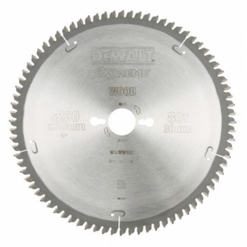 Dewalt AksesuĀri (i) DeWALT Zāģripa EXTREME 250x30mm, 80T, Al