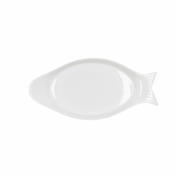 Serving Platter Quid Gastro Ceramic White (32.5 x 15,5 x 2,5 cm) (Pack 6x)