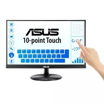 Asus Monitor 21.5 inch VT229H FHD IPS Touch 10P HDMI D-SUB USB Speaker
