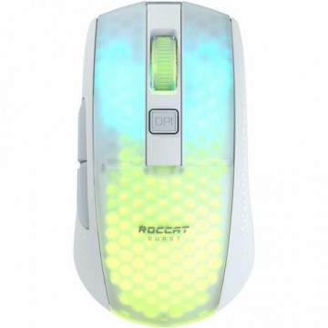 Mouse Roccat Burst Pro Air Bluetooth White Gaming LED Lights