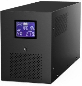 Nepārtrauktās barošanas bloks Energenie UPS With USB and LCD Display 3000 VA Black