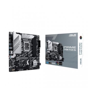 Mainboard|ASUS|Intel Z790|LGA1700|MicroATX|Memory DDR4|Memory slots 4|2xPCI-Express 4.0 1x|1xPCI-Express 4.0 16x|1xPCI-Express 5.0 16x|3xM.2|1x15pin D-sub|1xHDMI|2xUSB 2.0|5xUSB 3.2|1xUSB-C|1xRJ45|3xAudio port|PRIMEZ790M-PLUSD4