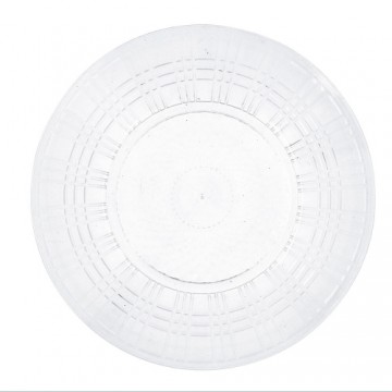 Плоская тарелка Quid Viba Прозрачный Пластик (Ø 26 cm) (Pack 12x)