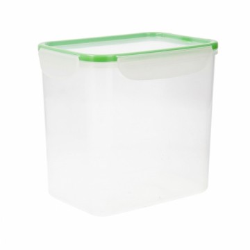 Герметичная коробочка для завтрака Quid Greenery Прозрачный Пластик (4,7 l) (Pack 4x)