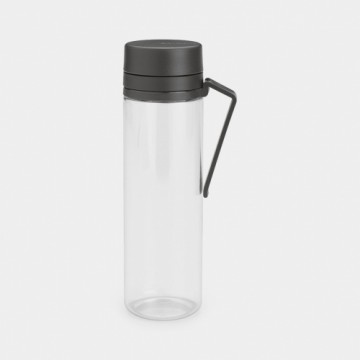 BRABANTIA Make & Take ūdens pudele ar sietiņu, dark grey - 148842