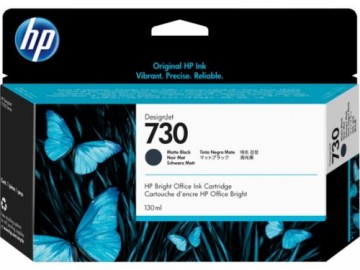 INK CARTRIDGE MATTE BLACK/NO.730 130ML P2V65A HP