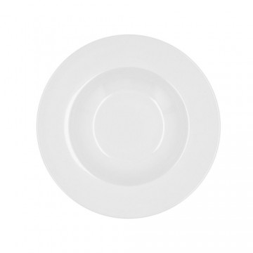 Deep Plate Bidasoa Glacial Ceramic White (23,5 cm) (Pack 6x)