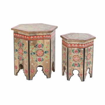 Set of 2 tables DKD Home Decor Arab 48 x 41,5 x 49 cm