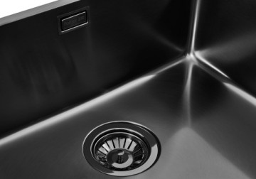 FOSTER 2155056 SINK KE R15 BOWL 50x40 FL.MOUNT GUNMETAL