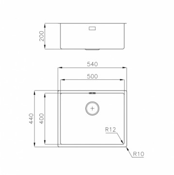 FOSTER 3355050 R12 BOWL cm 55 FLUSH MOUNT