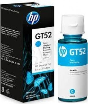 INK CARTRIDGE CYAN GT52/M0H54AE HP