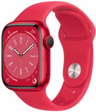 Apple Watch 8 GPS + Cellular 41mm Sport Band PRODUCT(RED) (MNJ23EL/A)