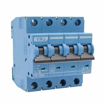 Tuya DC Circuit Breaker - 4P, 63A, 1000VDC