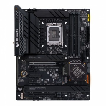 Asus  
         
       TUF GAMING Z790-PLUS WIFI D4 Processor family Intel, Processor socket  LGA1700, DDR4 DIMM, Memory slots 4, Supported hard disk drive interfaces 	SATA, M.2, Number of SATA connectors 4, Chipset Intel Z790, ATX