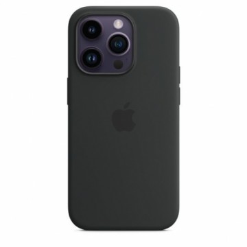 Apple  
         
       14 Pro Silicone Case with MagSafe Midnight