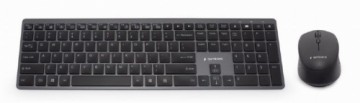 Gembird  
         
       Backlight Pro Business Slim wireless desktop set 	KBS-ECLIPSE-M500 Keyboard and Mouse Set,  Wireless, Mouse included, US, Black