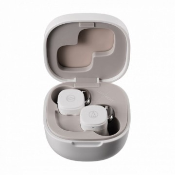 Audio Technica  
         
       Wireless Earbuds 
     White