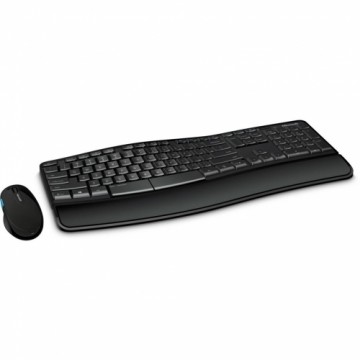 Microsoft  
         
       Sculpt Comfort Desktop Keyboard and Mouse Set, Wired, Mouse included, RU, Numeric keypad, USB, Black