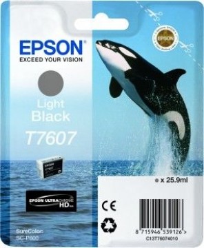 EPSON  
         
       T7607 Ink Cartridge, Light Black