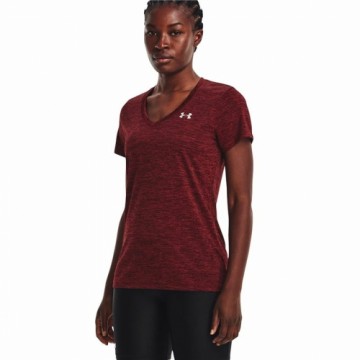 Women’s Short Sleeve T-Shirt Under Armour Dark Red