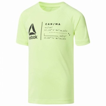 Men’s Short Sleeve T-Shirt Reebok Sportswear B Wor Lime green