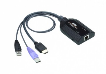 Aten  
         
       USB HDMI Virtual Media KVM Adapter Cable (Support Smart Card Reader and Audio De-Embedder)