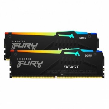 Kingston  
         
       Fury Beast RGB 32 Kit (16GBx2) GB, DDR5, 5600 MHz, PC/server, Registered No, ECC No, 2x16 GB