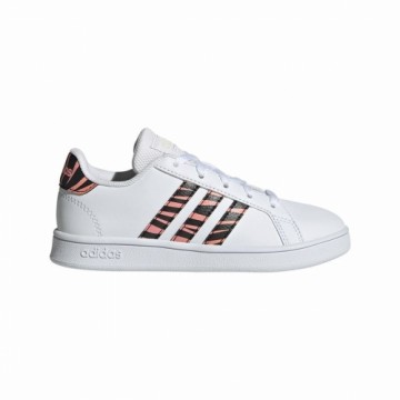 Sports Shoes for Kids Adidas Grand Court Print White