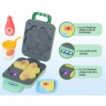 Toy waffle maker with sound Toy kitchen 33 x 28 cm