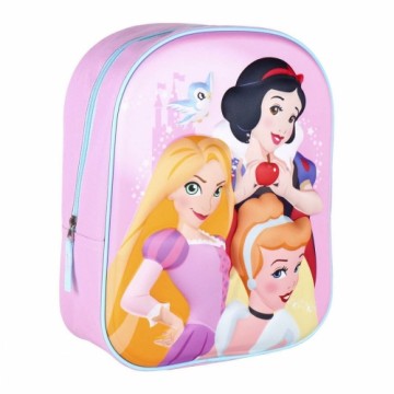 Skolas soma Princesses Disney Rozā (25 x 31 x 10 cm)