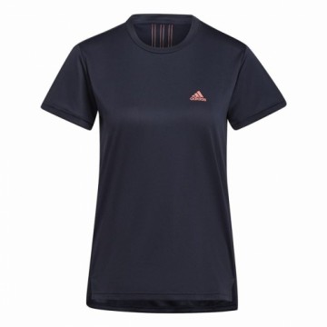 Sieviešu Krekls ar Īsām Piedurknēm Adidas Aeroready Designed 2 Move Melns