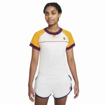 Sieviešu Krekls ar Īsām Piedurknēm Nike Court Dri-Fit Slam Balts