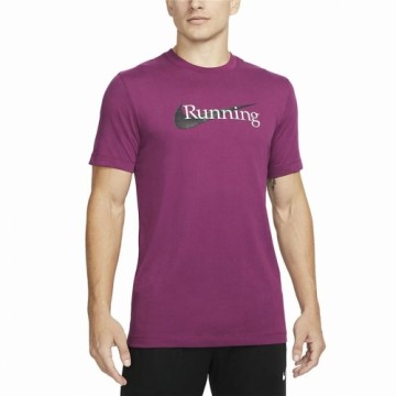 Men’s Short Sleeve T-Shirt Nike Dri-Fit Violet