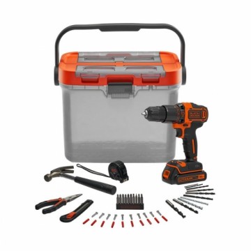 Набор дрелей и аксессуары Black & Decker bcksb05-qw 18 V