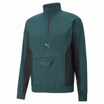 Толстовка без капюшона мужская Puma Зеленый