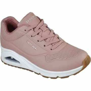 Sports Trainers for Women Skechers Stand On Air Pink Salmon