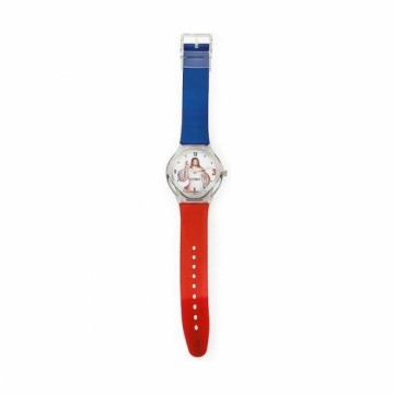 Unisex Pulkstenis Amen GESÙ Rosso Blu (Ø 39 mm)