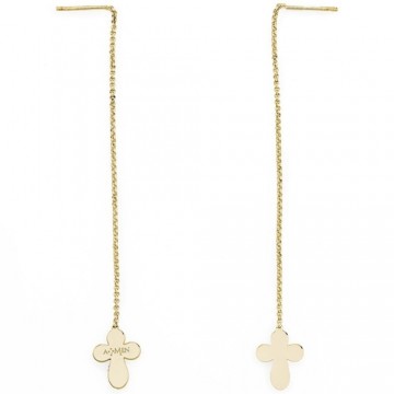 Ladies' Earrings Amen CROCE GOLD