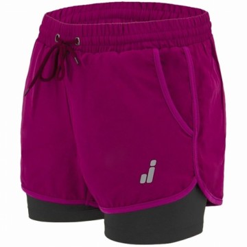 Спортивные женские шорты Joluvi Meta Duo Фиолетовый