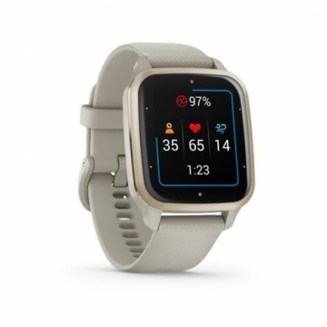 Garmin Venu Sq 2, Music, French Gray/Cream Gold, WW