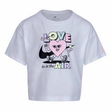 Child's Short Sleeve T-Shirt Nike Knit Girls Lilac