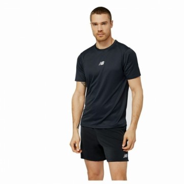 Īsroku Sporta T-krekls New Balance Impact Run AT N-Vent Melns