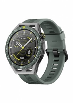 Huawei  
         
       GT 3 SE 46mm , GPS  , Heart rate monitor , Waterproof 
     Wilderness Green