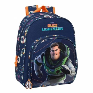 Skolas soma Buzz Lightyear Tumši Zils (28 x 34 x 10 cm)