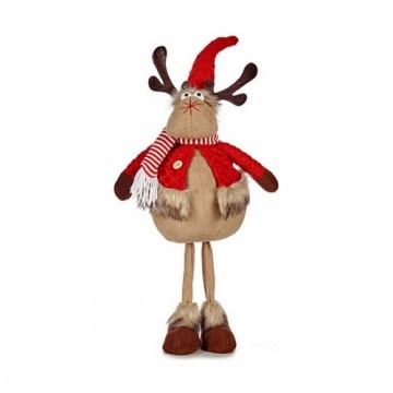 Krist+ Christmas reindeer Красный Коричневый полиэстер (24 x 63 x 27 cm)