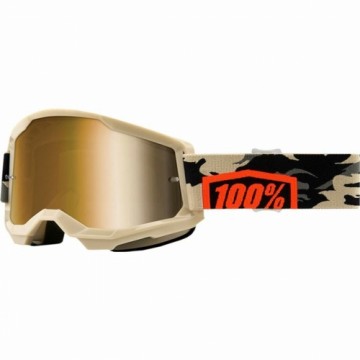 Солнечные очки 100 %  Downhill Strata 2 Goggle Kombat Бежевый Один размер мотокросс