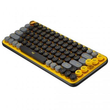 Klaviatūra Logitech POP AZERTY Dzeltens